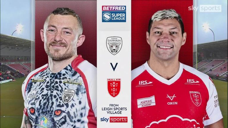 Highlights of the Betfred Super League match between Leigh Leopards and Hull KR.