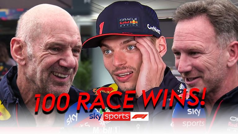 Verstappen, team principal Christian Horner and chief technical officer Adrian Newey all hailed Red Bull's 100th victory at the Canadian Grand Prix