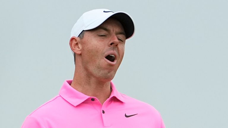 McIlroy is in contention to end his nine-year wait for a major victory 