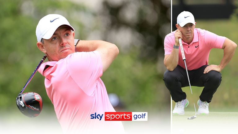 Rory McIlroy se lanzó a la contienda en el US Open de 2023 con cuatro birdies en sus últimos cinco hoyos durante la segunda ronda en Los Angeles Country Club.