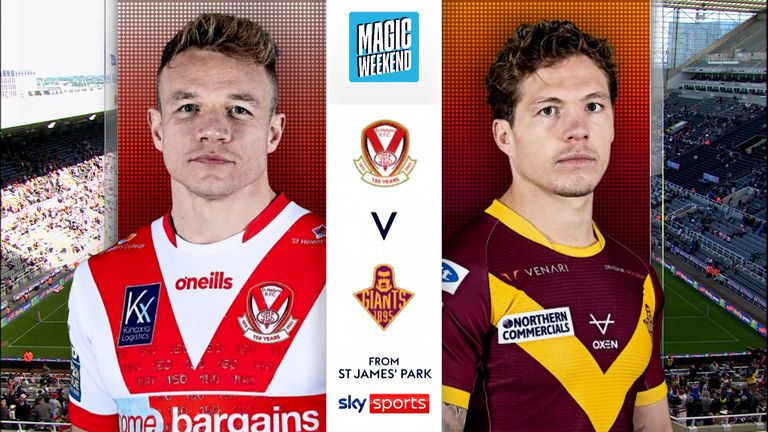 Highlights from the Magic Weekend Super League clash between St Helens and Huddersfield Giants.