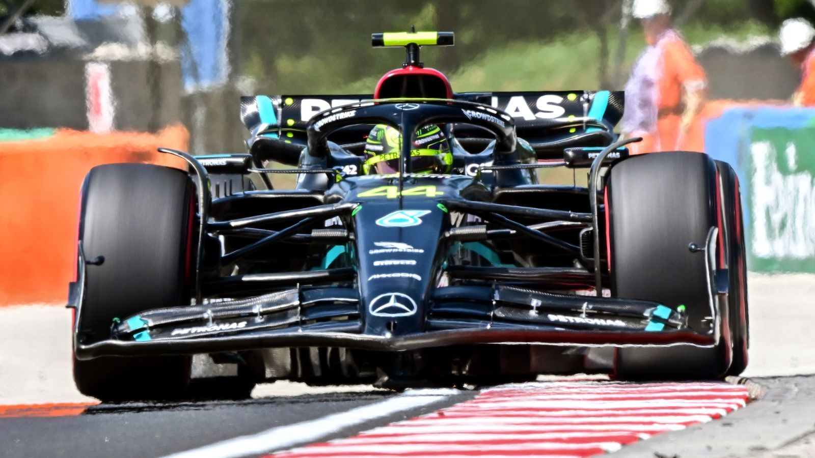 Hungarian GP Practice Three Lewis Hamilton tops timesheet ahead of both Red Bulls to move into pole position contention F1 News