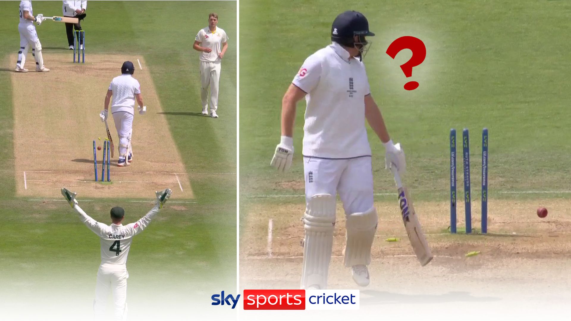Most controversial moment of the Ashes so far? Carey stumps Bairstow