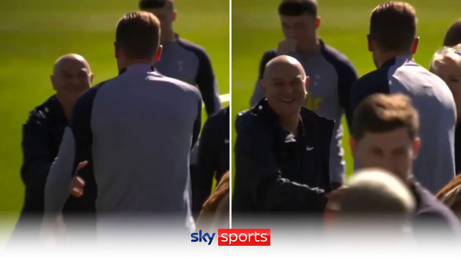 Staying or going? Kane shakes Levy's hand on pre-season tour