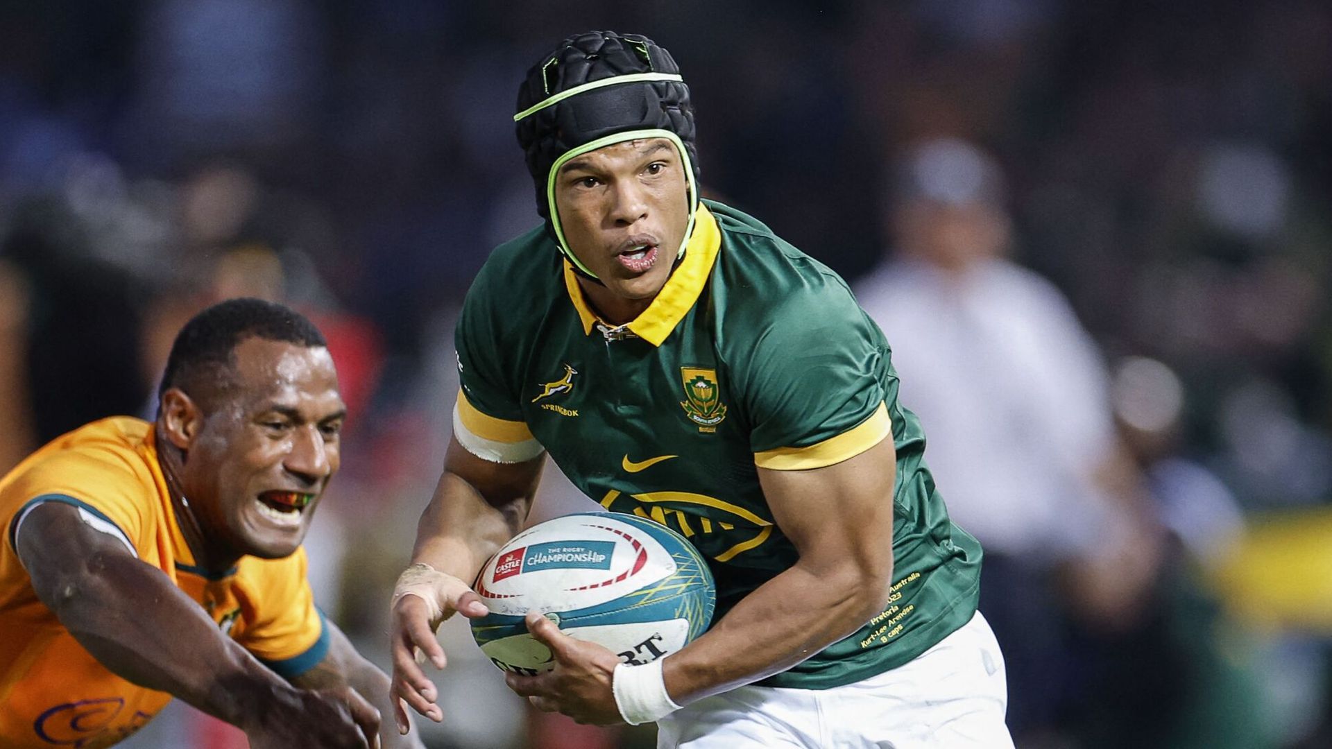 Arendse notches hat-trick as Springboks ease past Wallabies