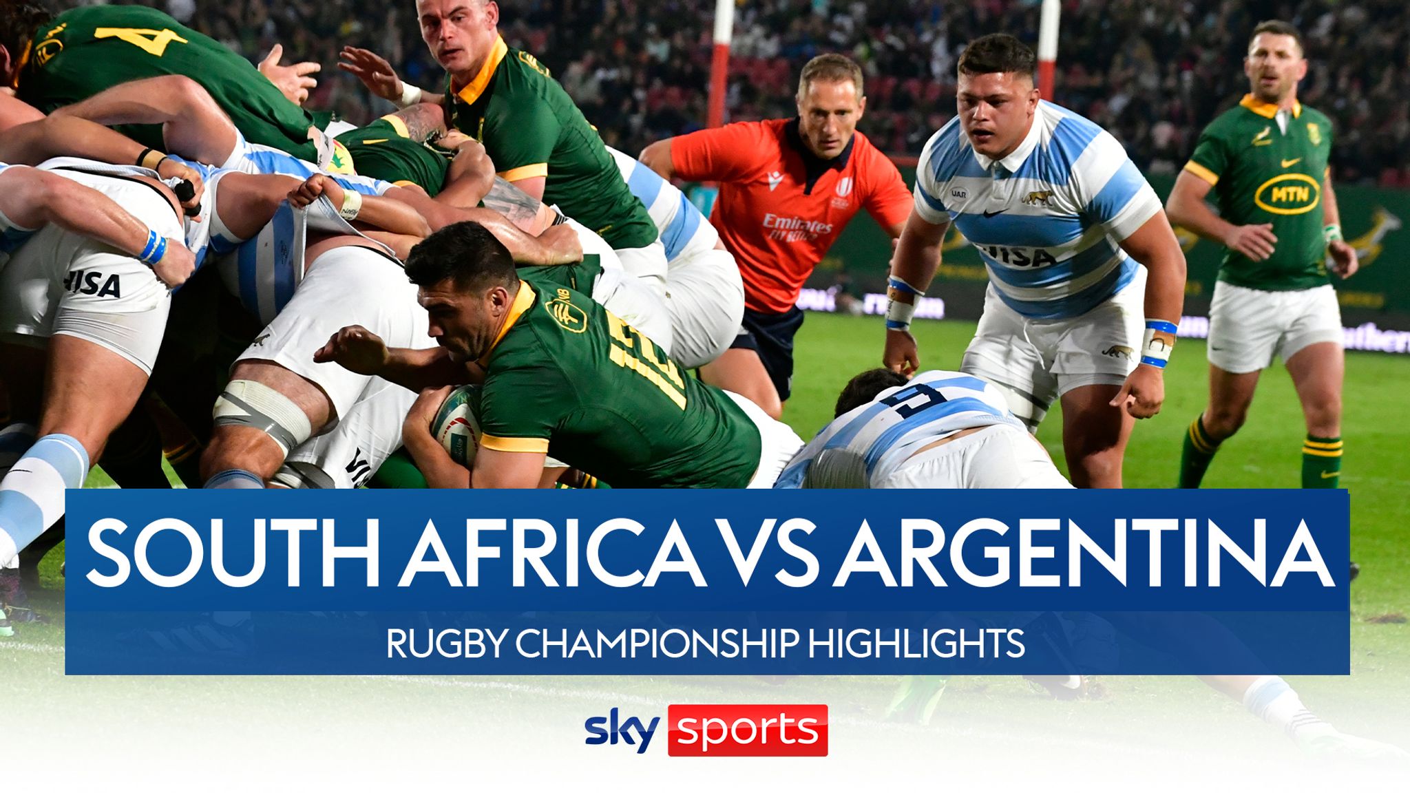 South Africa 22-21 Argentina Rugby Championship highlights Video Watch TV Show Sky Sports