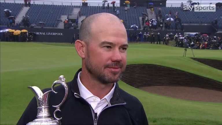 Brian Harman reveals what he told himself heading into the final round of The Open, which he won by six shots at Royal Liverpool