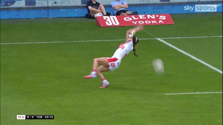 Liv Gale took advantage of a mistake as York took the lead against St Helens into the second half 