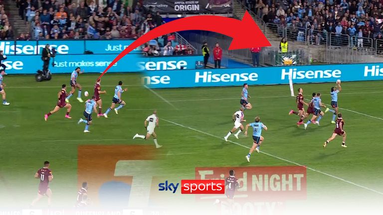 Josh Addo-Carr pulled off an incredible solo try for New South Wales Blues in State Of Origin III against Queensland