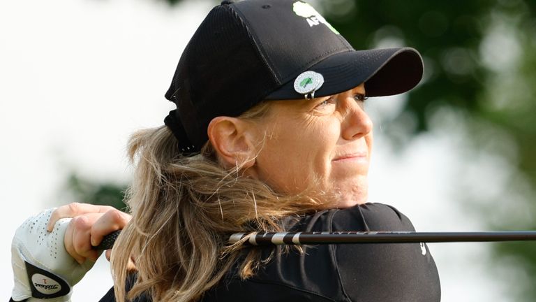 Amy Olson will be playing the US Women's Open while seven months pregnant