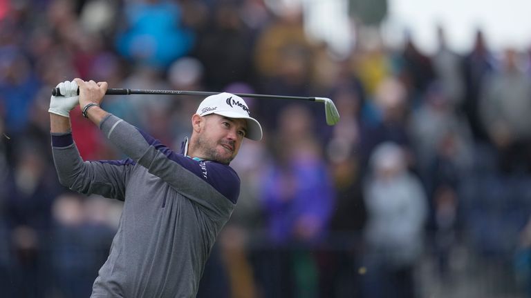 Brian Harman retained his five-shot advantage with an impressive third-round 69 at The Open