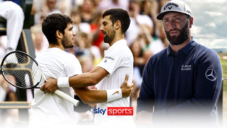Rahm elogió la determinación y la fuerza de Carlos Alcaraz después de vencer al 'mejor jugador de todos los tiempos' Novak Djokovic en Wimbledon y dice que su futuro es muy brillante.