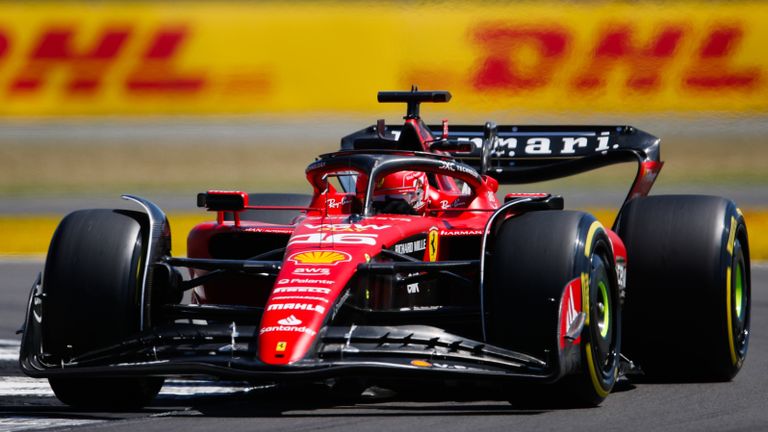 Leclerc finished fifth in first practice for Ferrari