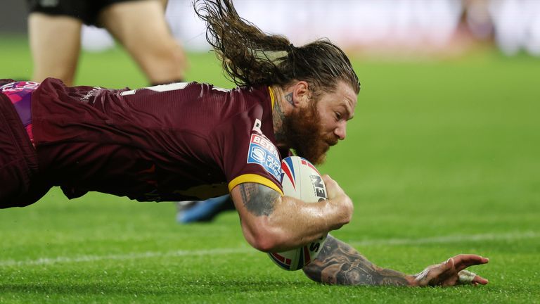 Chris McQueen scored Huddersfield's crucial third try as they beat Hull FC in Thursday's Super League 