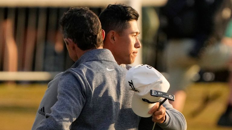 Collin Morikawa and Rory McIlroy narrowly missed out on victory in The 150th Open at St Andrews