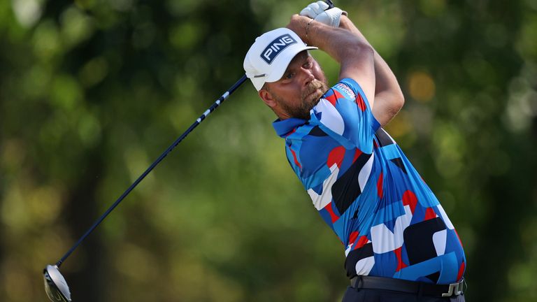 England's Daniel Brown sits two shots off the lead after the second day of the PGA Tour's Barbasol Championship