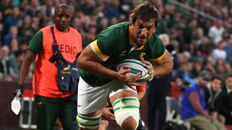 Eben Etzebeth is a crucial part of South Africa's set-piece, tight-orientated game 
