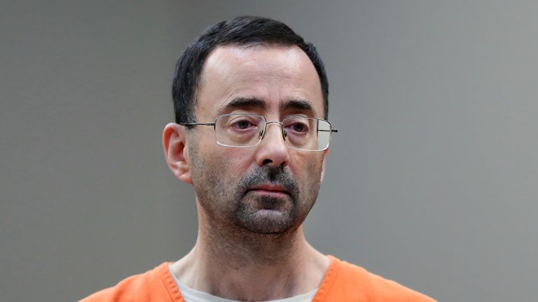 Larry Nassar, a disgraced sports doctor who sexually assaulted gymnasts including Olympic medallists, has been stabbed multiple times in federal prison