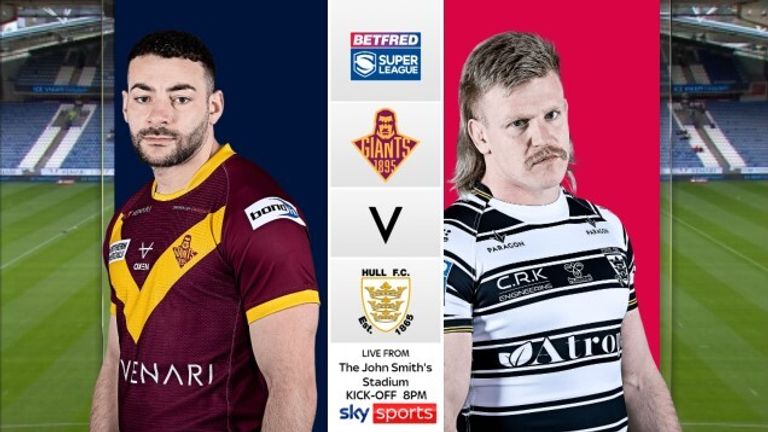 Highlights of the Super League match between Huddersfield Giants and Hull FC.