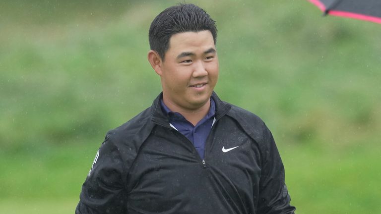 Tom Kim terminó empatado en segundo lugar en The Open a pesar de una lesión en el tobillo