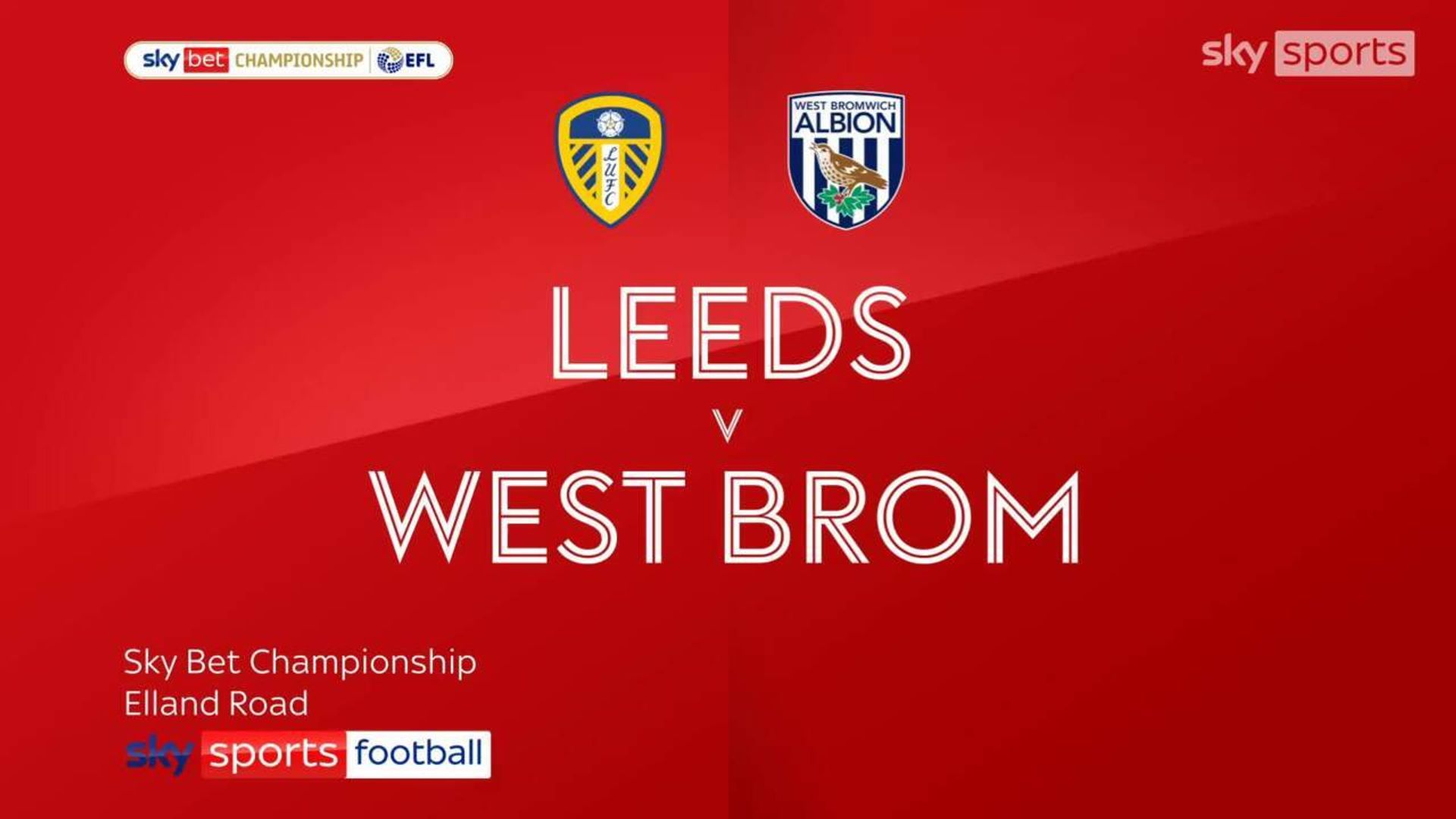 Leeds 1-1 West Brom