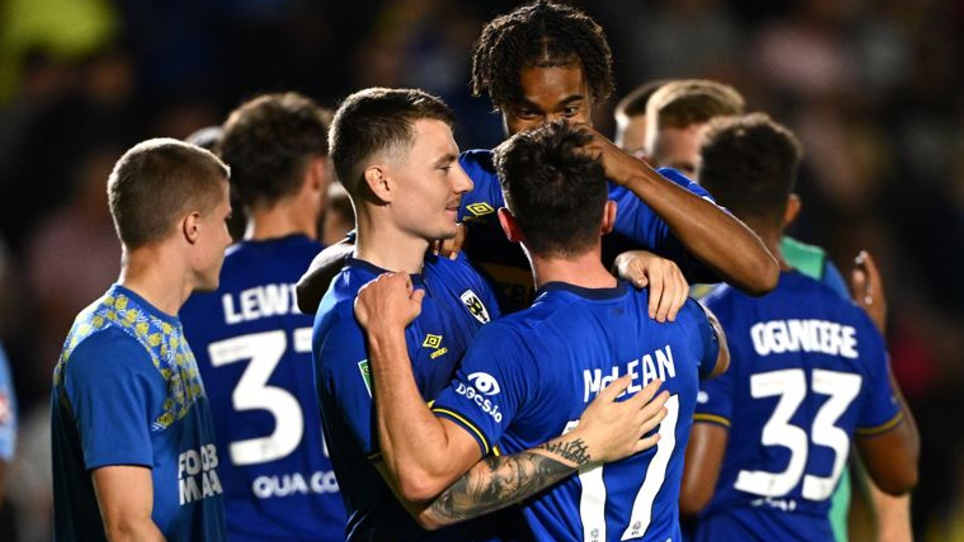 Carabao Cup: Wimbledon fight back to stun Coventry, Leeds survive scare