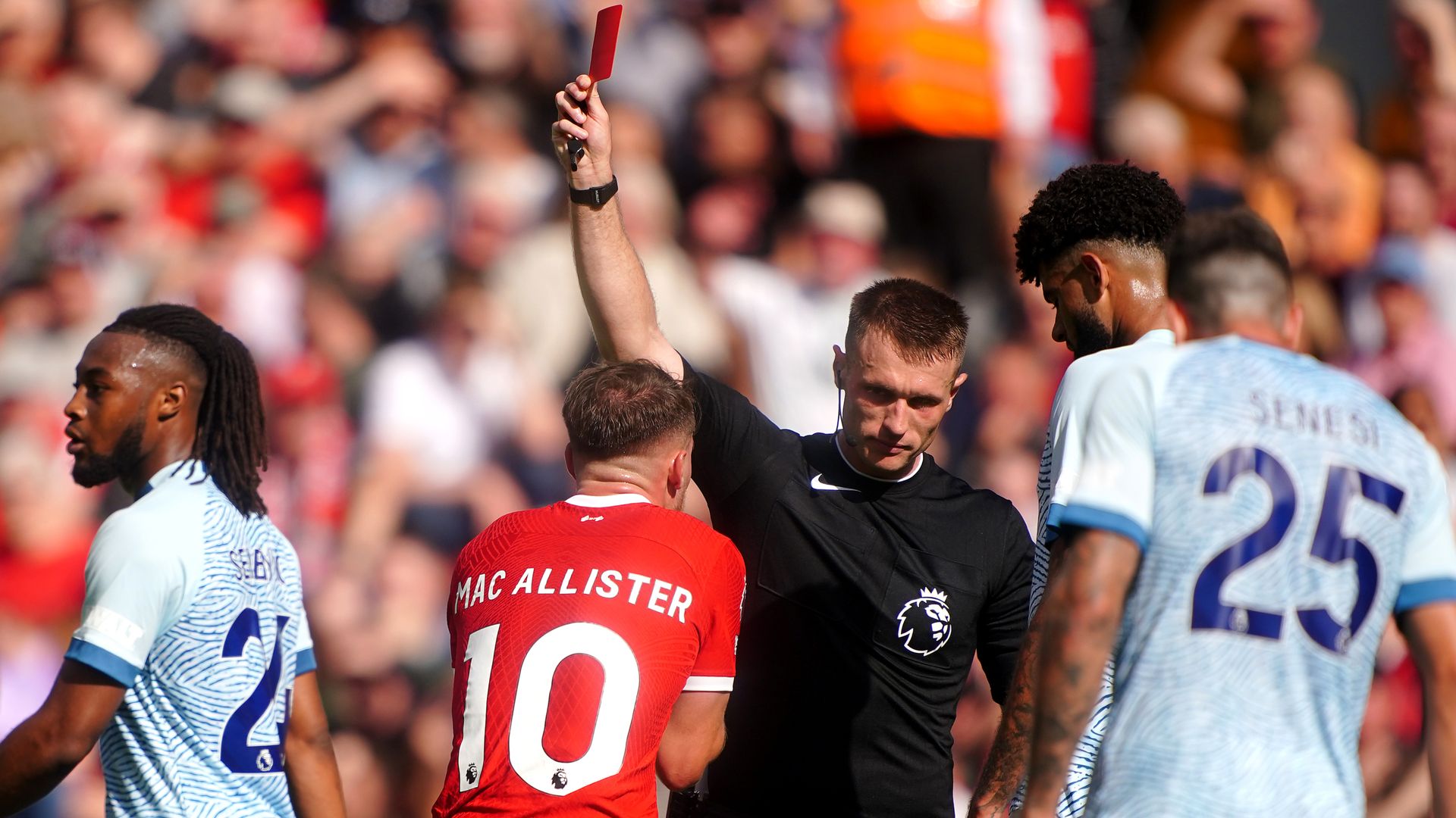 Mac Allister's three-match ban overturned after Liverpool win appeal