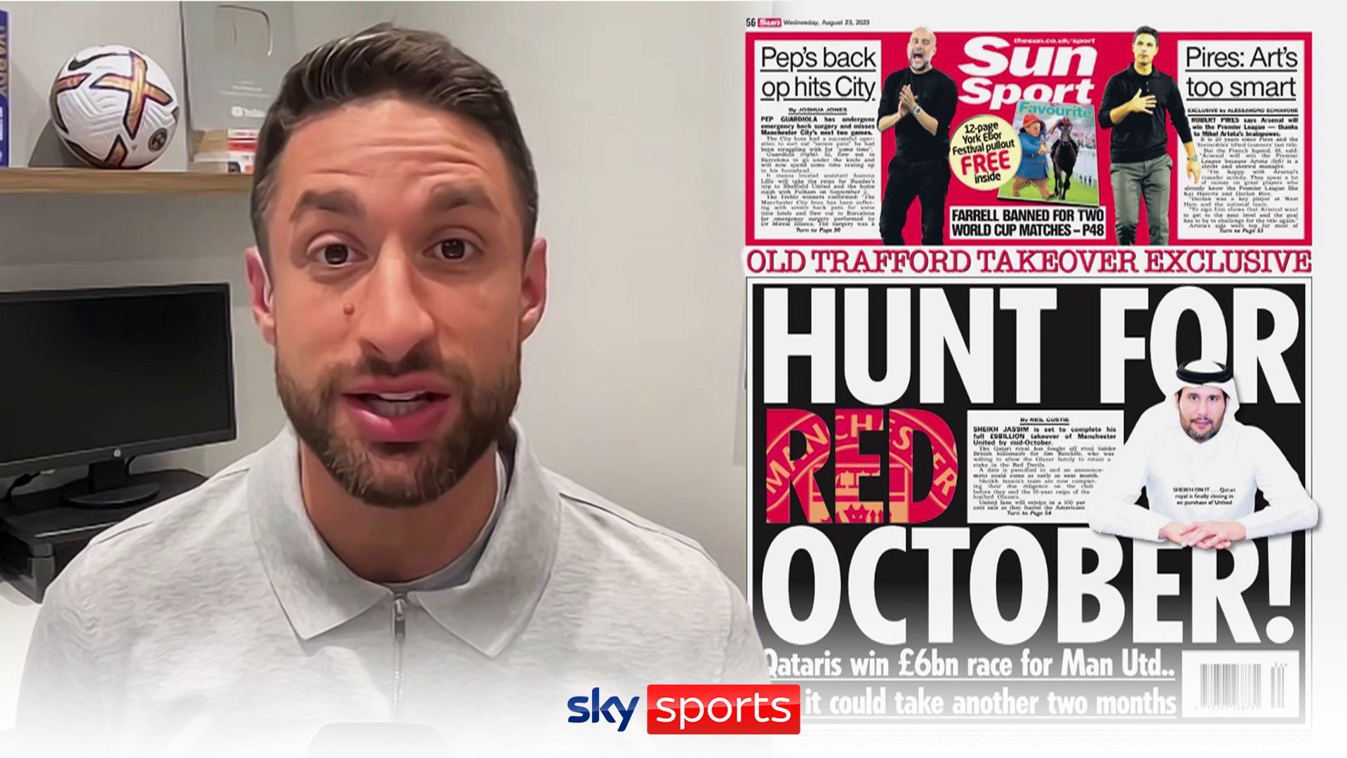 Back Pages: Is Sheikh Jassim close to completing £6bn Man Utd takeover?