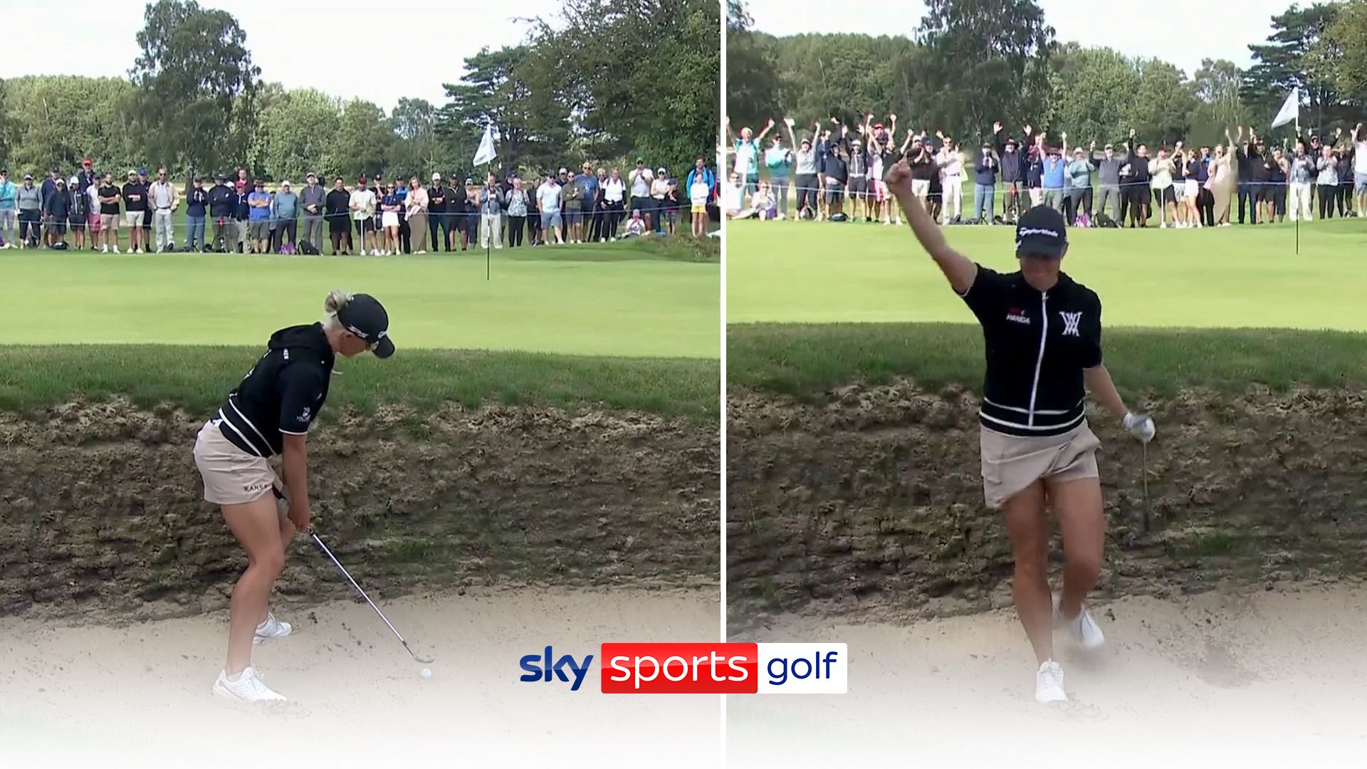 'That's remarkable!' | Hull chips in from the bunker for eagle!
