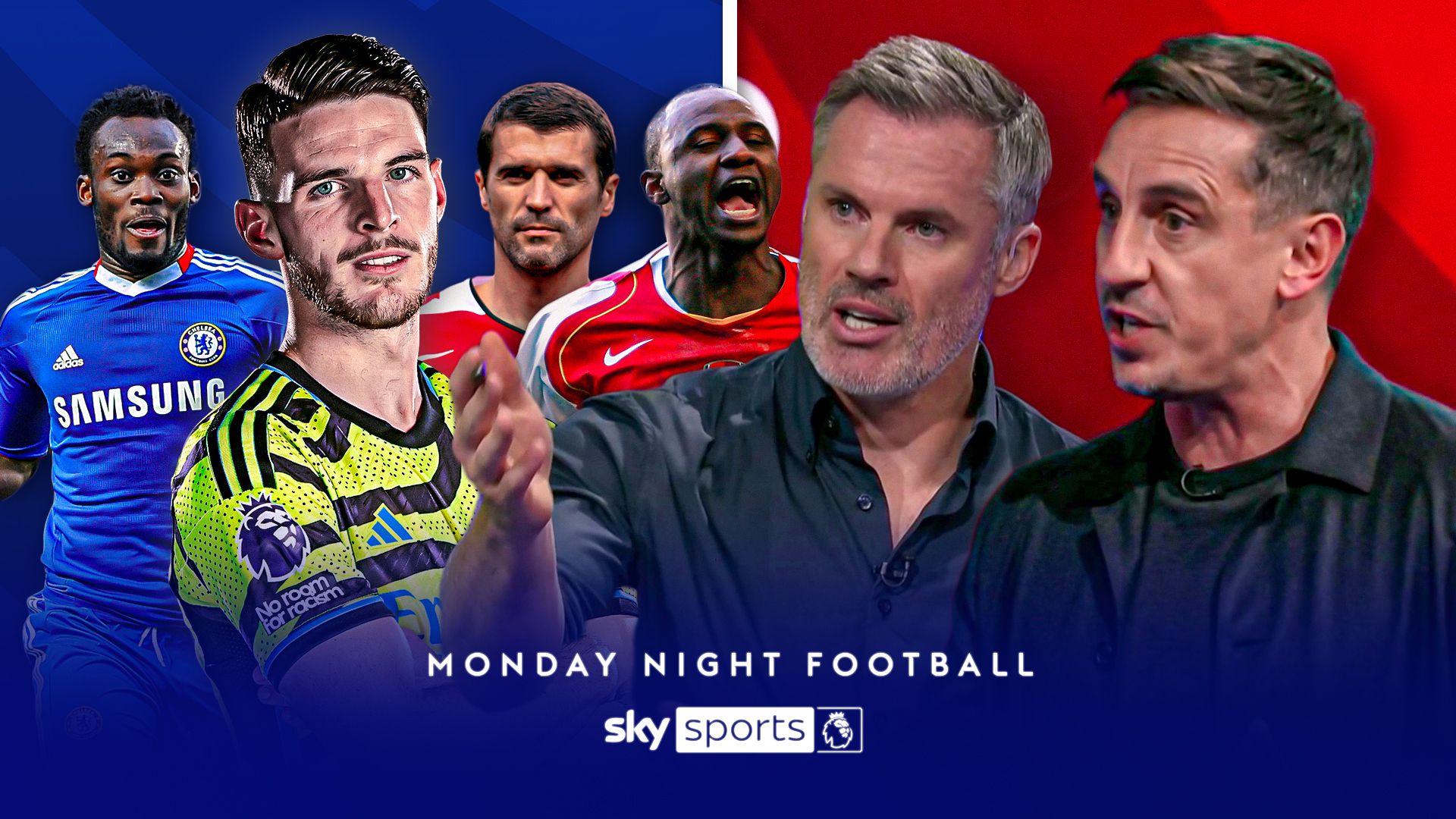 Neville: I wouldn't put Rice in same category as Keane and Vieira