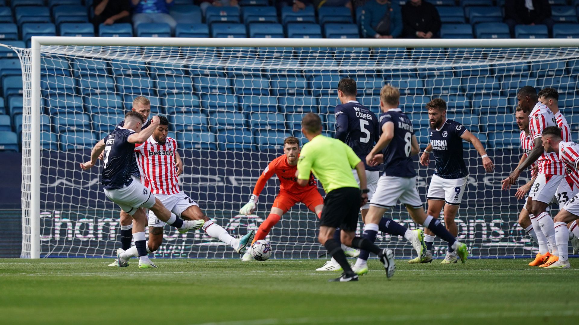 Millwall edge past Stoke City