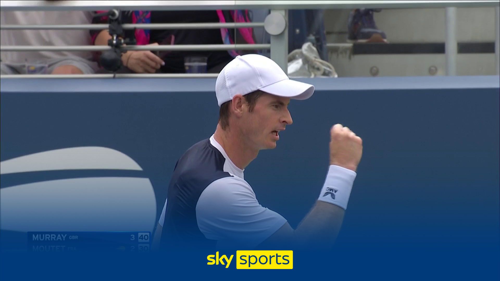 'A moment of genius!' | Vintage Murray breaks after epic rally