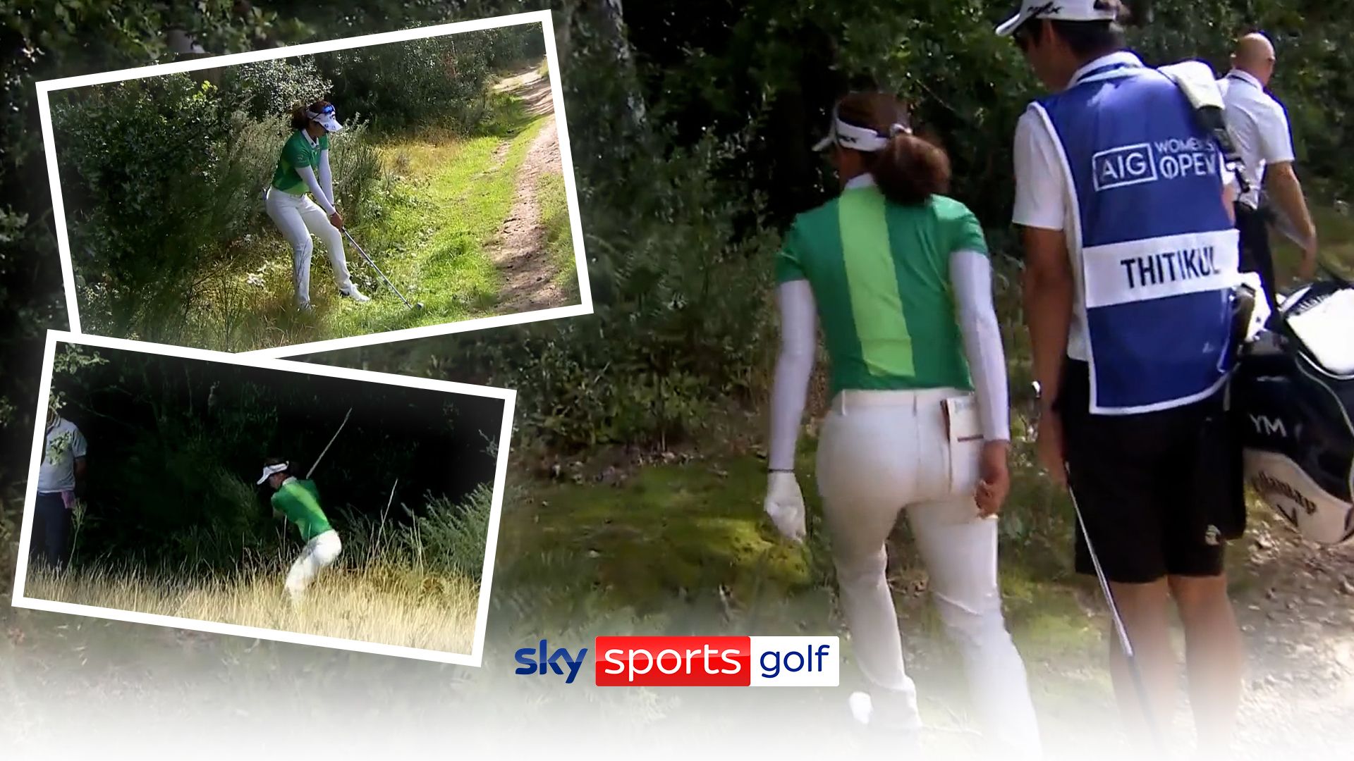 The worst possible way to start a major? Thitikul hits tree in horror first hole