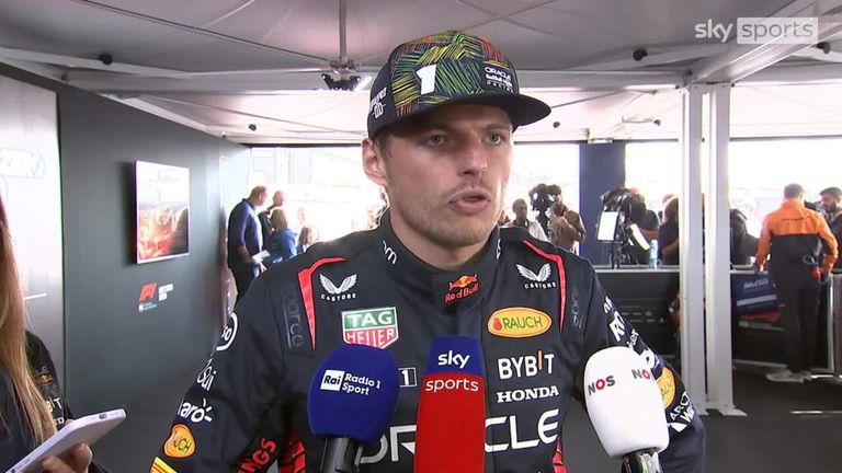 Max Verstappen says the weather made qualifying not straight forward but was very happy with his home pole at the Dutch GP