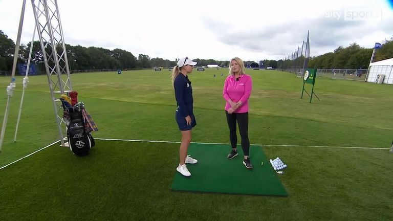 Jodi Ewart Shadoff joins Sarah Stirk in the Sky Zone to discuss the atmosphere at the AIG Women's Open and how the tournament is 'amazing for women's golf'.