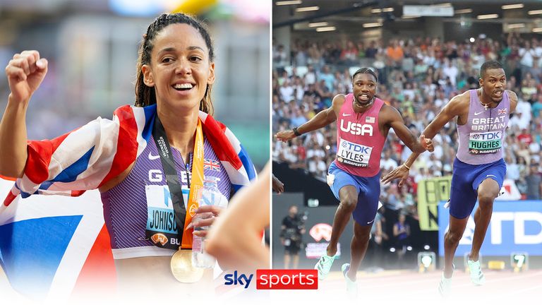 Katarina Johnson-Thompson finishes second in the 800m of the women's heptathlon to seal the world title, while American, Noah Lyles is crowned 100m champion at the World Athletics Championships.