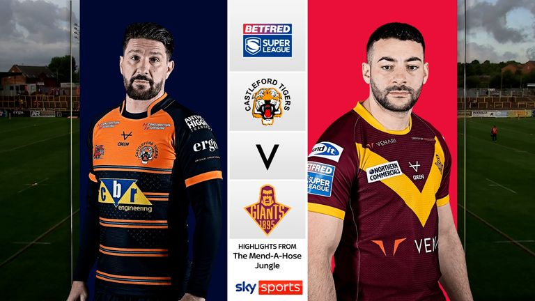 Highlights of the Super League match between Castleford Tigers and Huddersfield Giants
