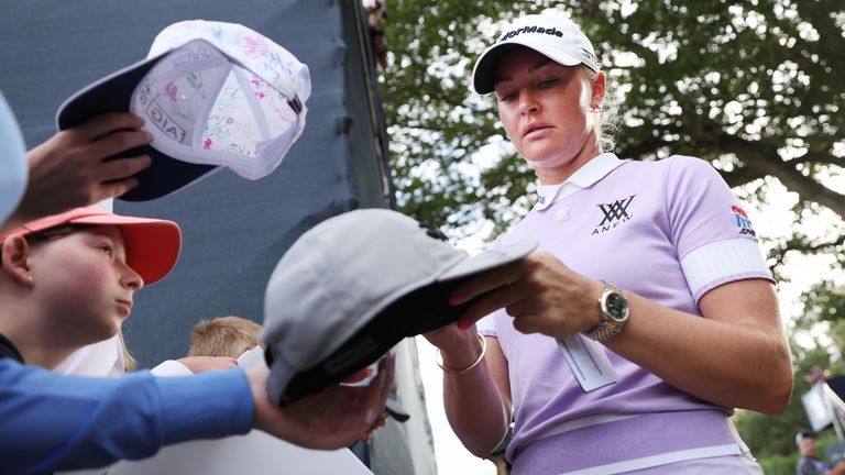 Charley Hull received huge support from the home crowds throughout the AIG Women's Open