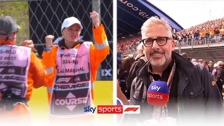 Check out the funniest moments from the Dutch Grand Prix, including dancing stewards and Hollywood legend Steve Carell joining the team on the grid!