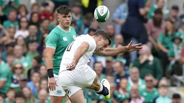 George Ford kicked England into an early 3-0 lead in Dublin, but missed his next effort off the tee