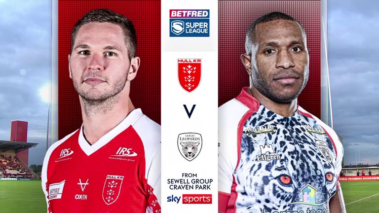 Highlights of the Super League match between Hull KR and Leigh Leopards.
