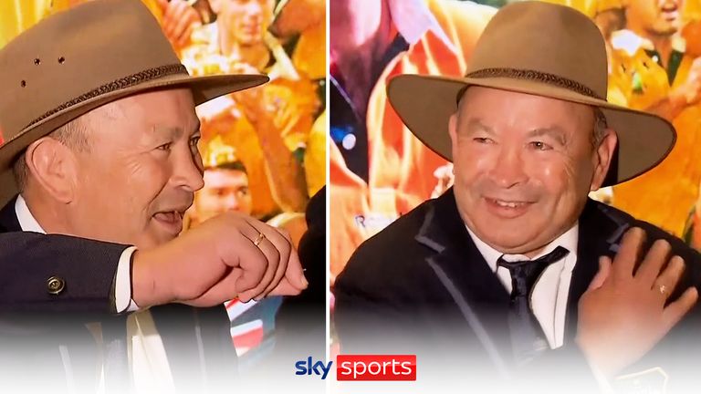 Jones bizarrely hit out at journalists at a pre-tournament press conference in Australia 
