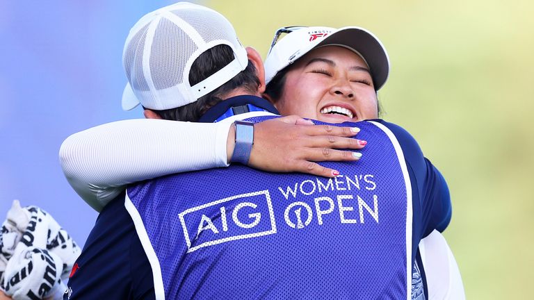 Lilia Vu cruised to a dominant victory at the AIG Women's Open 