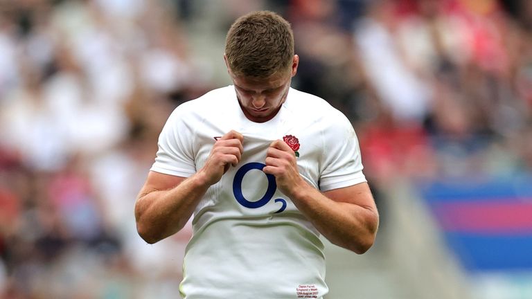 Borthwick's England captain and starting fly-half Farrell faces a lengthy ban 