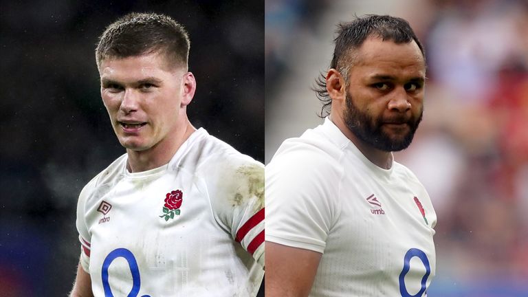 Owen Farrell and Billy Vunipola are currently serving suspensions for red cards in August 
