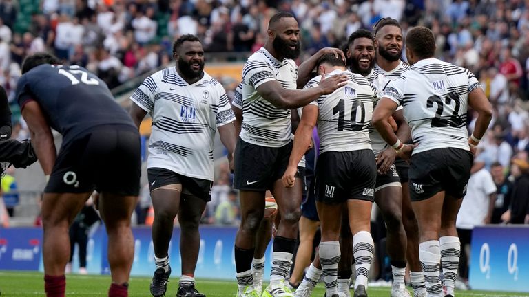 After a first Test defeat to Fiji, England head coach Steve Borthwick praised the 'Flying Fijians' for their dominant performance.