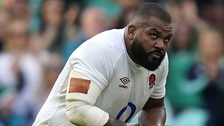 Kyle Sinckler scored a try for England late on, but with the game already out of reach
