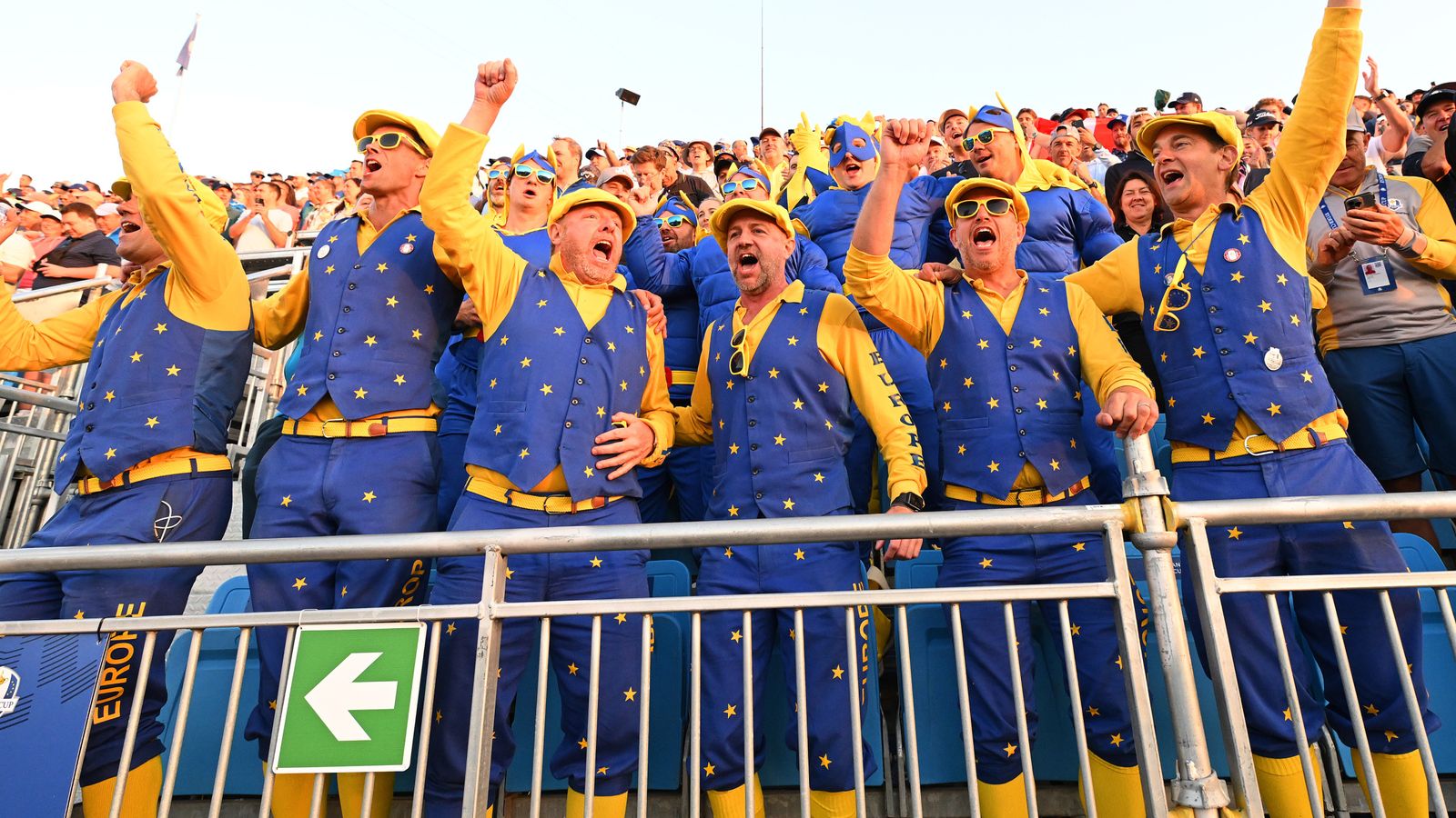 Ryder Cup View From The First Tee Football Chants Odd Costumes 