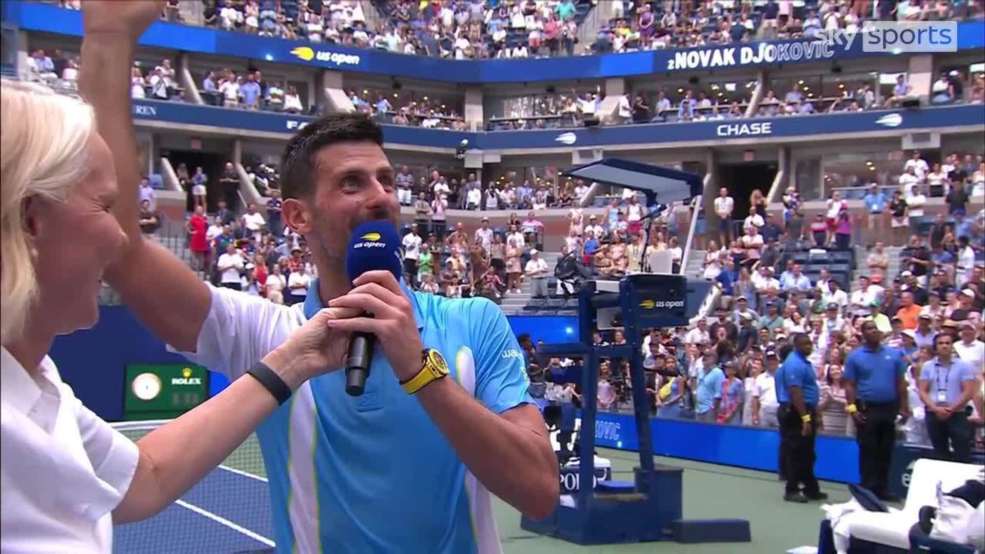 'Fight for your right to parrrty!' | Djokovic sings Beastie Boys with fans!