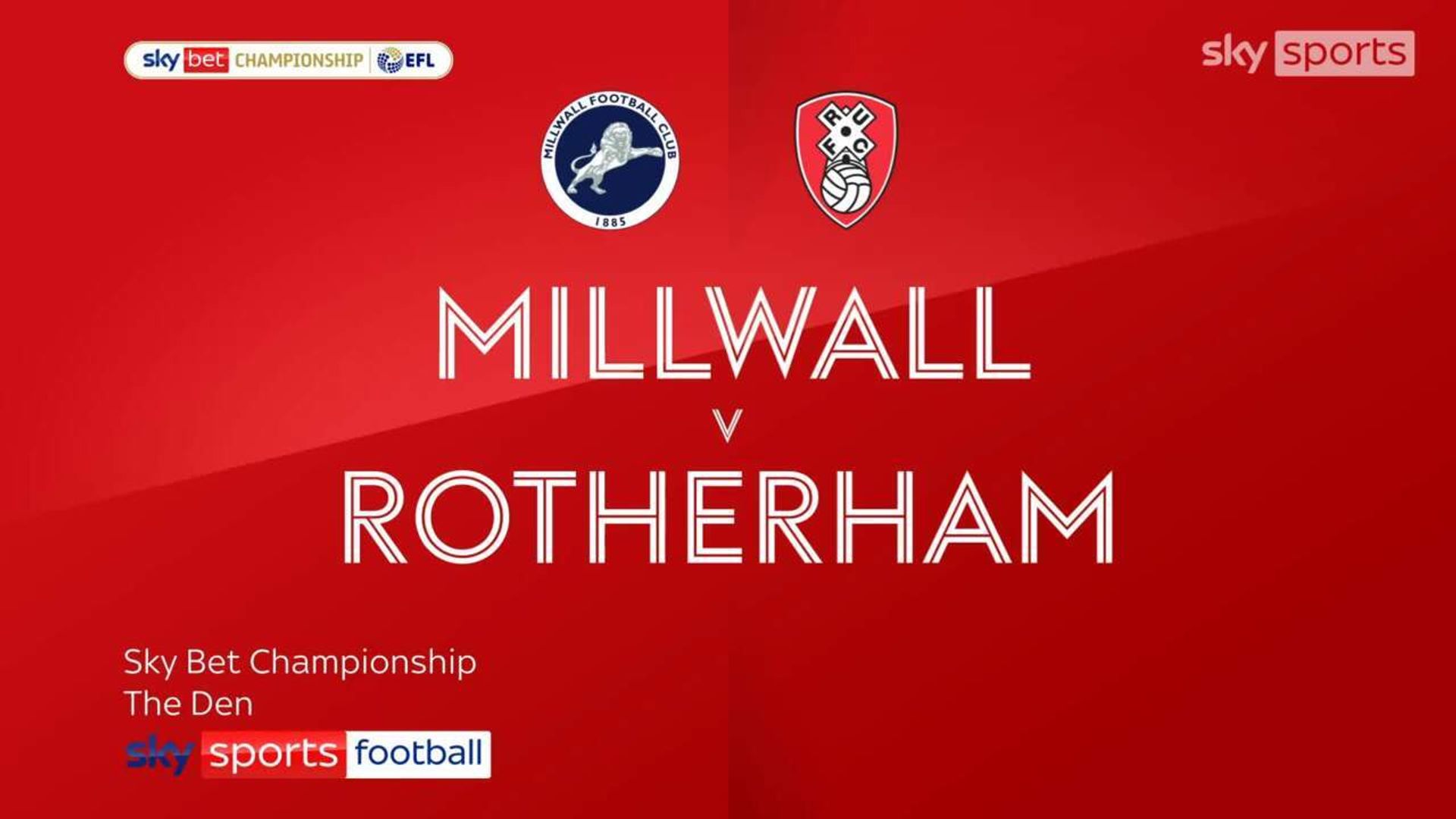 Millwall 3-0 Rotherham